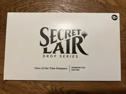 Secret Lair Tales of the Time Stoppers Rainbow Foil SEALED MTG Magic Gathering - Image 1