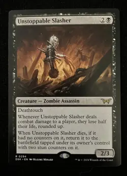 Unstoppable Slasher (0119) - Duskmourn House of Horror (DSK) LP MTG - Image 1