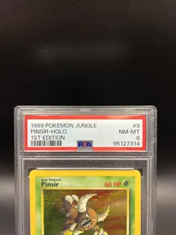 Pokemon Pinsir 1st Edition Jungle PSA 8 | WOTC 1999 | Holo | 09/64 - Image 3