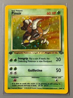 Pinsir 9 / 64 Pokemon TCG First Edition Jungle Holo - Image 1