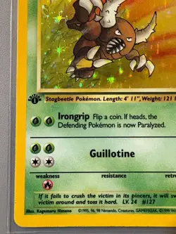 Pinsir 9 / 64 Pokemon TCG First Edition Jungle Holo - Image 4