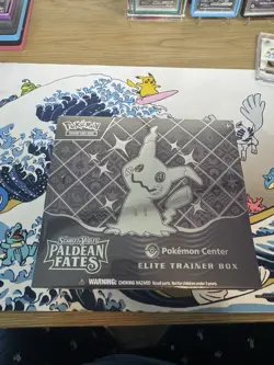 Pokemon TCG Scarlet & Violet Pokemon Center Paldean Fates Elite Trainer Box NEW - Image 1