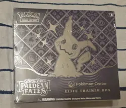 Pokemon TCG Scarlet & Violet Paldean Fates Pokemon Center Elite Trainer Box - Image 1