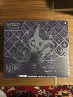 Pokemon TCG Scarlet & Violet Paldean Fates Pokemon Center Elite Trainer Box ETB 820650856181 - Image 1