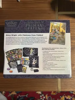 Pokemon TCG Scarlet & Violet Paldean Fates Pokemon Center Elite Trainer Box ETB 820650856181 - Image 2