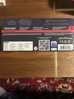 Pokemon TCG Scarlet & Violet Paldean Fates Pokemon Center Elite Trainer Box ETB 820650856181 - Image 4
