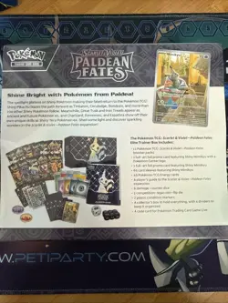 Pokemon TCG Scarlet & Violet Paldean Fates Pokemon Center Elite Trainer Box ETB 820650856181 - Image 3