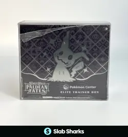 POKEMON CENTER TCG SCARLET & VIOLET PALDEAN FATES SEALED ELITE TRAINER BOX - Image 1
