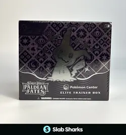 POKEMON CENTER TCG SCARLET & VIOLET PALDEAN FATES SEALED ELITE TRAINER BOX ETB - Image 1