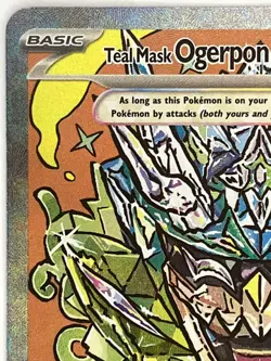 Teal Mask Ogerpon ex NM SIR 145/131 Sv: Prismatic Evolutions Pokemon TCG Holo - Image 3