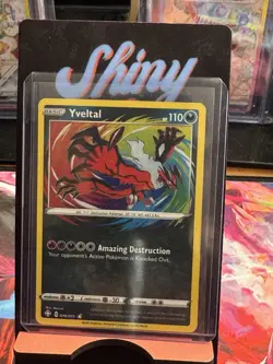 Yveltal Amazing Rare Shining Fates Pokemon TCG Card 046/072 NM Condition - Image 1