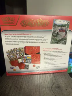 Scarlet and Violet Base Set Pokemon Center Exclusive ETB Koraidon Art SEALED - Image 2