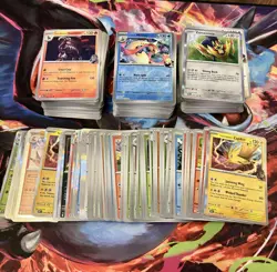 Pokemon TCG Destined Rivals bulk 370+ card lot includes holo and reverse Mint - Image 1