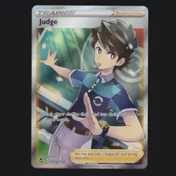 Judge TG25/TG30 Full Art Trainer Gallery Silver Tempest Pokemon TCG NM 🔥 - Image 1