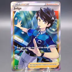 Judge TG25/TG30 Ultra Rare SWSH12: Silver Tempest Trainer Gallery Pokemon TCG NM - Image 1