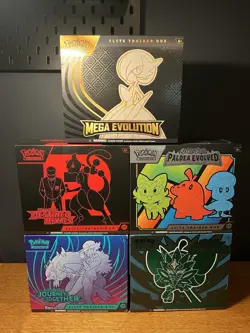 Pokemon Mega Evolutions & Destined Rivals ETB’s Lot - Image 1