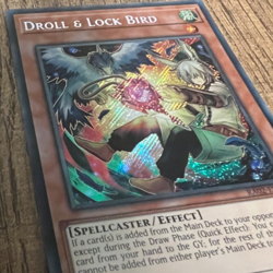 RA02-EN006 Droll & Lock Bird Secret Rare Near Mint 1st Edition YuGiOh! - Image 2