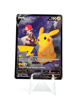 Pokemon Pikachu V Ultra Rare Lost Origin Trainer Gallery TG16/TG30 - Image 1