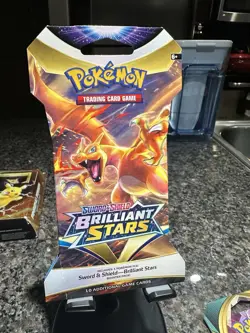 Pokemon Sword And Shield- Brilliant Stars- Charizard Artwork Blister Pack Sealed - Image 1