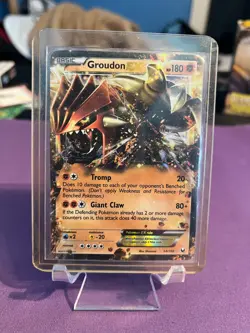 Groudon EX 54/108 Dark Explorers Holo Rare Pokemon - Image 1