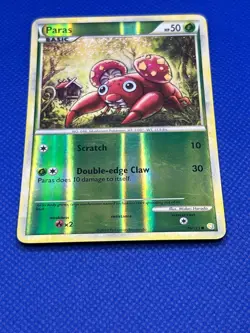 Pokemon Tcg Paras 76/123 Heartgold & Soulsilver Reverse Holo - Image 2