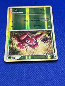 Pokemon Tcg Paras 76/123 Heartgold & Soulsilver Reverse Holo - Image 3