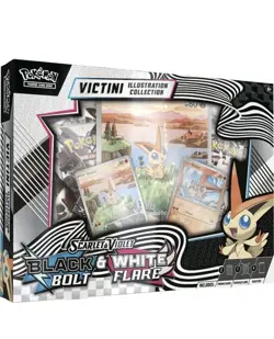 Pokemon TCG Victini Illustration Collection Black Bolt & White Flare New Sealed - Image 1