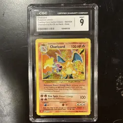 2023 POKEMON CGC 9 CHARIZARD-HOLO 003/034 TCG CLASSIC CHARIZARD & HO-OH EX DECK - Image 1