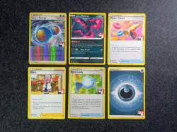 Pokemon Prize Pack Series 2 | 6-Card Lot | Holo Rare Candy Moltres Energy - Image 1