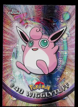 Pokemon Card - Wigglytuff Topps Chrome TV Animation 40 Foil SPECTRA Chrome - Image 1
