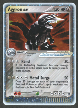 Pokemon TCG: Aggron ex Sandstorm 95/100 Holo Rare - Image 1