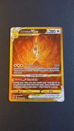 Pokemon Arceus VSTAR Crown Zenith Galarian Gallery GG70/70 Secret Rare Holo - Image 1