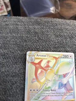 Pokemon TCG Arceus VSTAR Rainbow Secret Rare Card 176/172 Brilliant Stars NM - Image 3