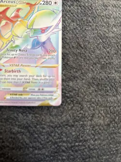 Pokemon TCG Arceus VSTAR Rainbow Secret Rare Card 176/172 Brilliant Stars NM - Image 5