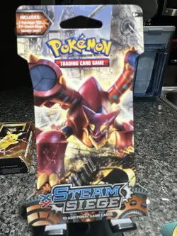 Pokemon XY Steam Siege Sleeved Booster Pack New Factory Sealed - Image 1