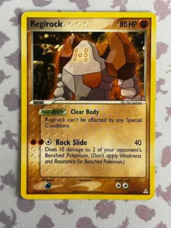 Regirock - 28/110 - Pokemon Ex Holon Phantoms Card MP - Image 1
