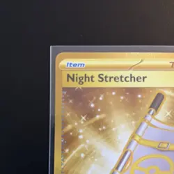 Pokemon Night Stretcher 251/191 Hyper Rare Full Art Sv08 Surging Sparks Holo - Image 3