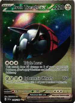 Pokemon TCG Iron Treads ex Special Illustration Rare Scarlet Violet 248/198 VLP - Image 1