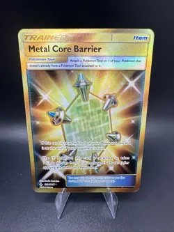 Metal Core Barrier 232/214 - SM Unbroken Bonds - GOLD Secret RARE - Pokemon - Image 1
