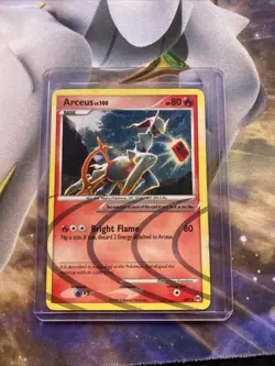 Pokemon TCG Arceus AR3 Holo Rare Card - Image 1
