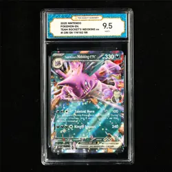 TQG 9.5 MINT+ 2025 Pokemon ENG Team Rocket's Nidoking ex 119/182 RR - Image 2