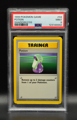 Potion Shadowless 1999 Pokemon Base Set Unlimited 94/102 WOTC PSA 9 Newly Graded - Image 1