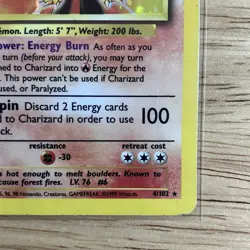 Charizard 004/102 - 1999 Pokemon Base Set - Wizards of the Coast - Image 5