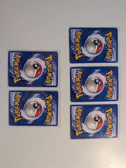 5 Energy Card Set HeartGold & SoulSilver - MP (Moderate play) Pokemon TCG Card - Image 2