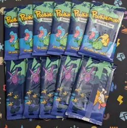 11x Pookiemoot Gen 2 Packs - Pokemon fan art Sealed lot 110 cards Poke Derpy - Image 1