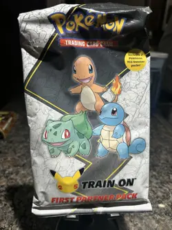 ✅ Pokemon TCG First Partner KANTO 25th Anniversary Booster Pack Rare - Train On 820650809682 - Image 1