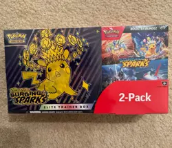 Pokemon Surging Sparks Elite Trainer Box and Booster Bundle Costco, 2-Pack - Image 1