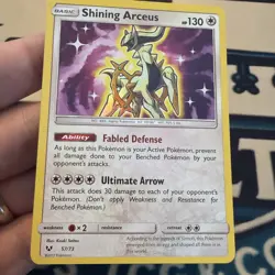 Pokemon TCG Shining Arceus Shining Legends 57/73 Reverse Holo Holo Rare - Image 1
