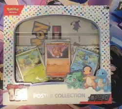 Pokemon TCG: Scarlet & Violet 151 Poster Collection Box 3 Packs New Sealed 820650853166 - Image 1