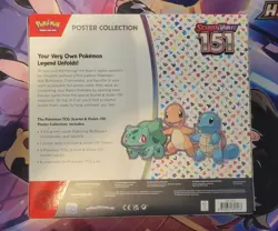Pokemon TCG: Scarlet & Violet 151 Poster Collection Box 3 Packs New Sealed 820650853166 - Image 2